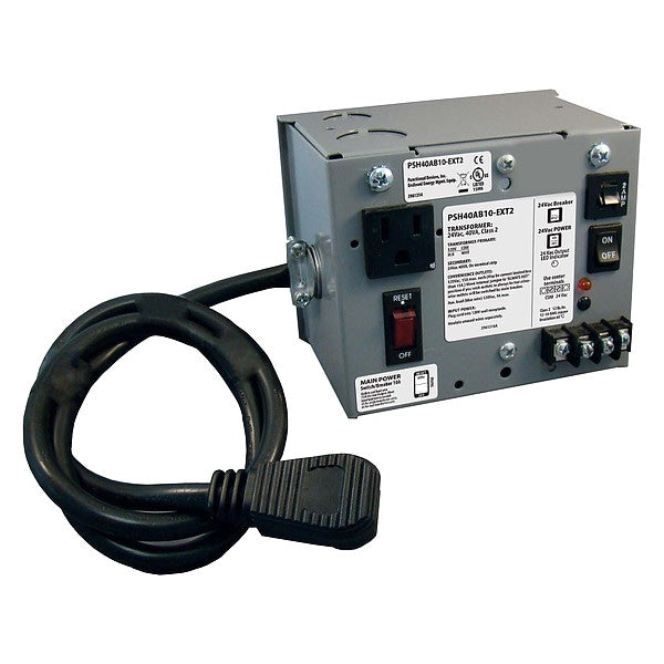 PSH40AB10 Functional Devices-Rib Class 2 Transformer 40 VA, 120 VAC to 24 VAC