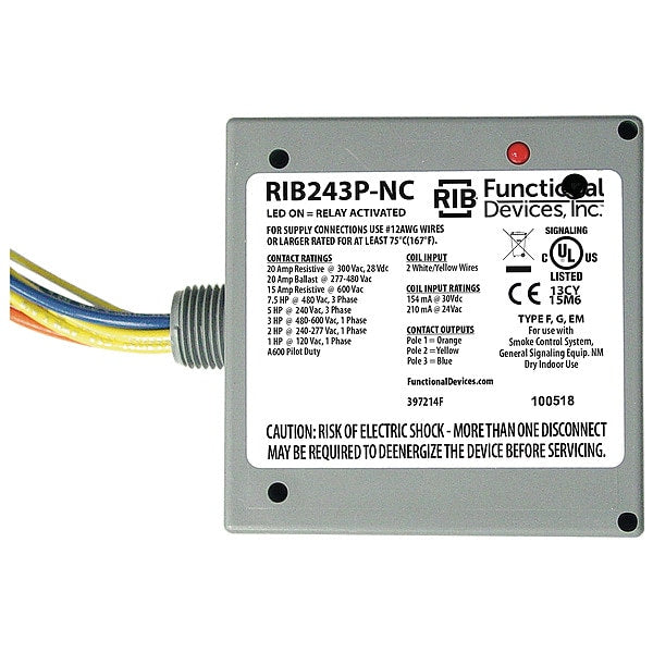 RIB243P-NC Functional Devices-Rib Enclosed Relay genuine OEM replacement part