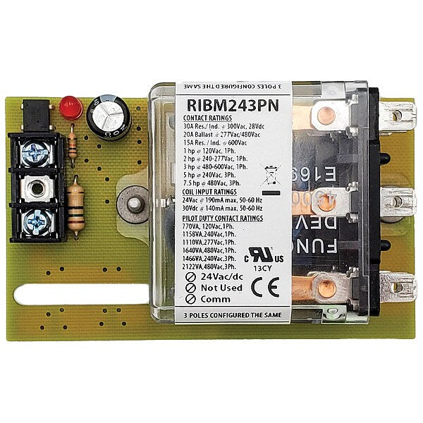 RIBM243PN Functional Devices-Rib Track Mount Relay