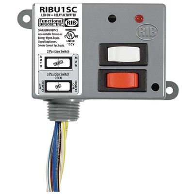 RIBU1SC Functional Devices Enclosed Pilot Relay SPDT, 10-30V
