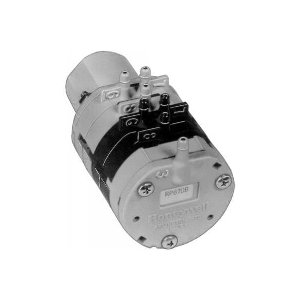 RP670B1009 Honeywell Pneumatic Switching Relay DPDT 3-7 Psi with Mounting Clip