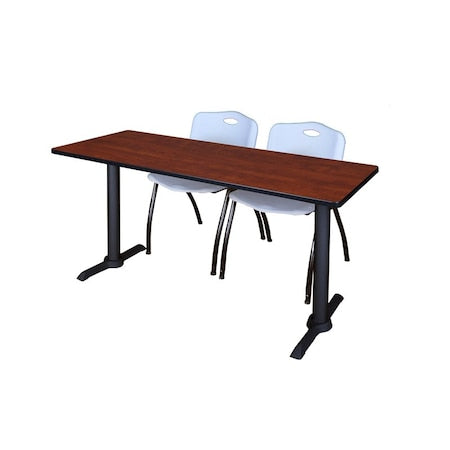 Cain MTRCT6024CH47GY Rectangle Tables > Training Tables > Cain Training Table & Chair Sets, 60 W, 24 L, 29 H, Cherry