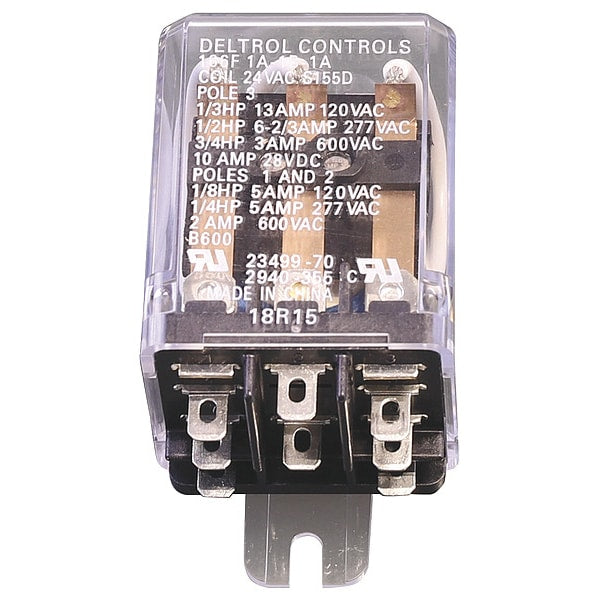 S1-2940-3551 York Plug-In Heat Relay, 3 Pole, 24V