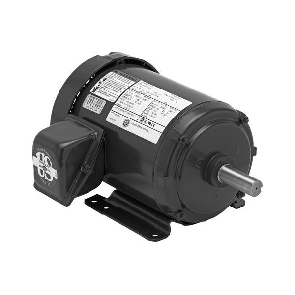 S5P2A U.S. Motors Three-Phase Motor, 5 HP, 184T Frame, 208-230/460V