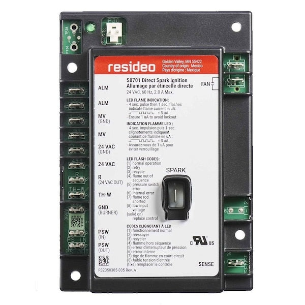 S8701A1114 Resideo Hot Surface Igniter genuine OEM replacement part