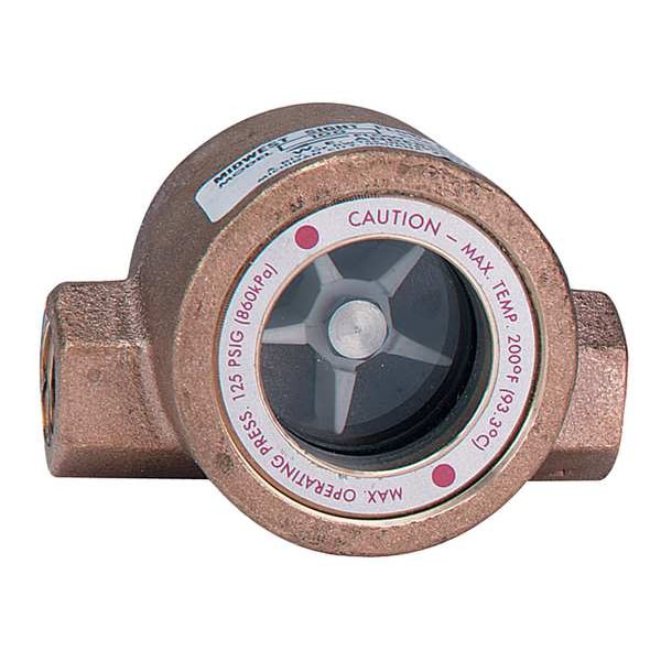 SFI-100-3/4 Dwyer Instruments Sight Flow Indicator, 3/4 in connection
