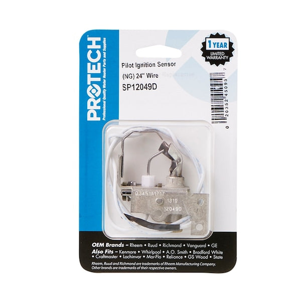 SP12049D Rheem Hot Surface Igniter for genuine OEM replacement