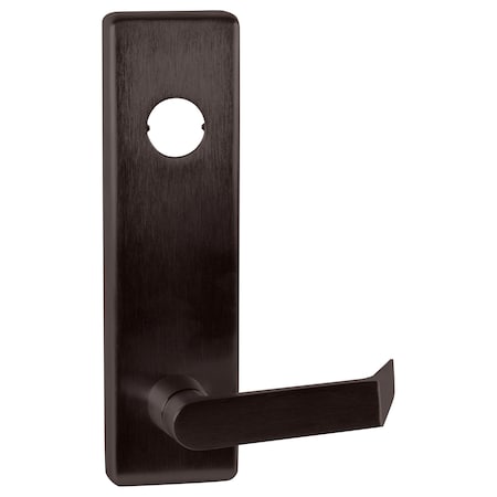 Falcon 510L-NL-D SP313 Exit Trim, Night Latch, Dane Lever, Less Cylinder, SP10B