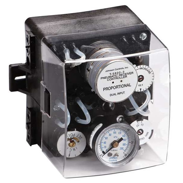 T-5800-1 Johnson Controls Pneumatic Controller, Single Input/Output (3 to 15)