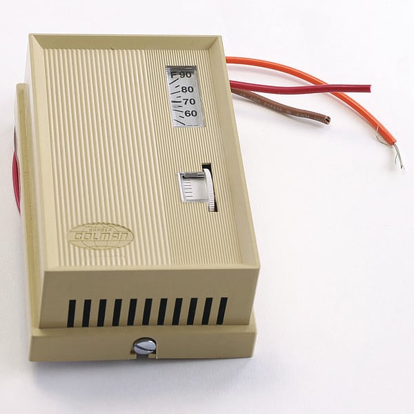 TC-1103 Schneider Electric Fan Coil Thermostat, SPDT, 75°F to 105°F