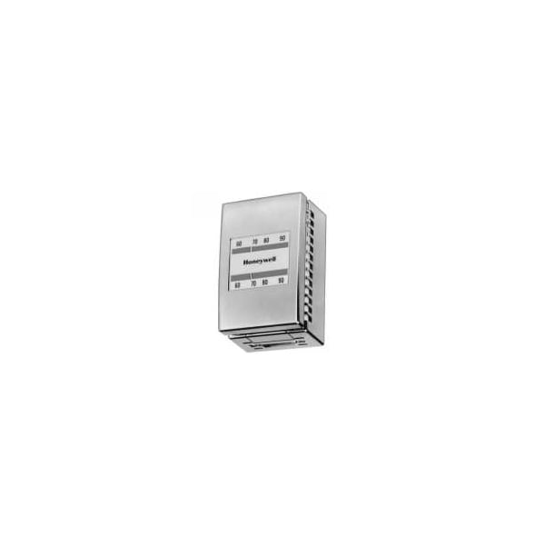 TP970A2145 Honeywell Pneumatic Thermostat Conversion Kit with Chrome Cover, Adapter, and Wall Plate