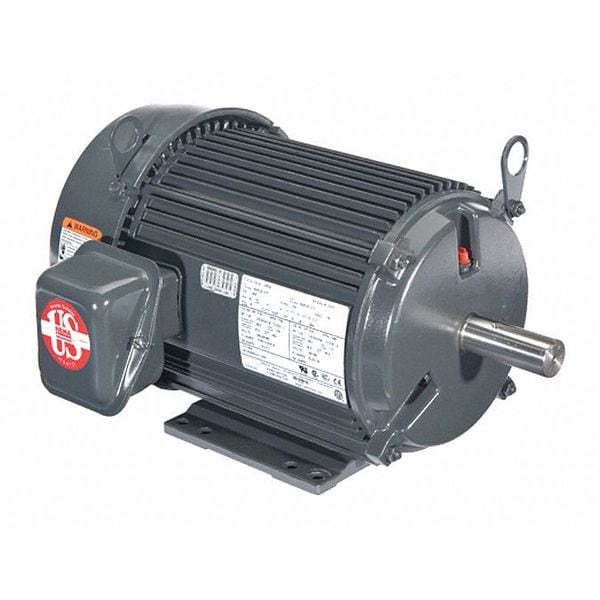 U10P2D U.S. Motors 10 HP three-phase general purpose motor, 215T frame, 208-230/460V AC