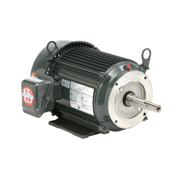 UJ2P2DM U.S. Motors 2 HP three-phase pump motor, 145JM frame