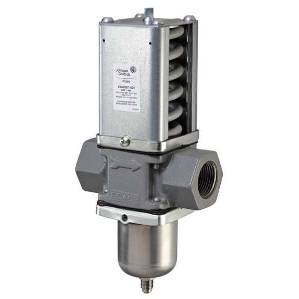 V246GE1-001C Johnson Controls 2-Way Water Regulating Valve, 1-1/4 in NPT