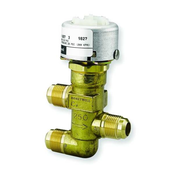 VP526A1027 Honeywell Pneumatic Hydronic Globe Valve, Three-Way (1/2 in)