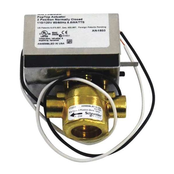 VT2213G13B020 Erie 2-Way Zone Valve Body with Actuator (On/Off, 1/2 in.)