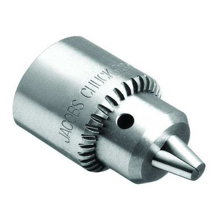 Jacobs JCM6627Z Drill Chuck, Keyed, SS, 0.250 In, 5/16-24