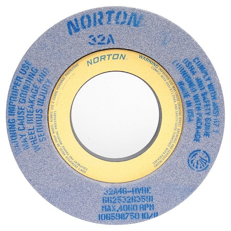 Norton Abrasives 66253263591 Grinding Wheel, 12x2x5, Rec2/S 7.5x1/2,46G