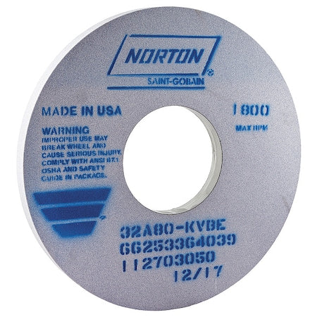 Norton Abrasives 66253364039 Grinding Wheel, T1, 14x1x5, AO, 80G, Med, Prpl