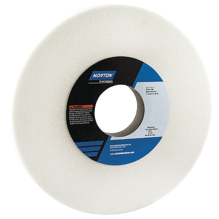 Norton Abrasives 66253262704 Grinding Wheel, T1, 12x1x3, AO, 46G, Med, Wht
