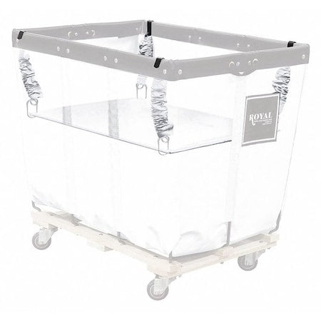 Royal Basket Trucks G50-WWX-SLN Spring Lift, 50 In. White