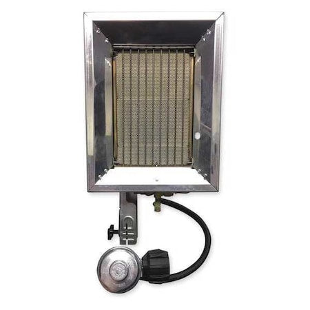 Detroit Radiant P-16T Portable Gas Tank-Top Heater, LP, Manual Pilot, 10 1/6 in Wx 4 1/2 in L