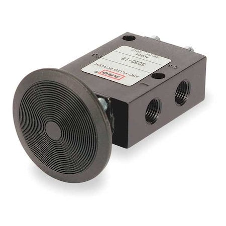 ARO 5030-12 Manual Air Control Valve, 3-Way, 1/8 in NPT