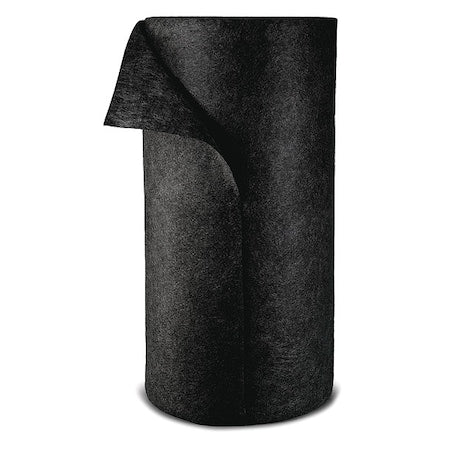 3M M-RG36300E Sorbent Roll, 32 gal, 3 ft x 300 ft, Oil, Gray, Polyester, Polypropylene