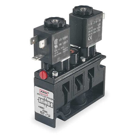 ARO A322SD-120-A Solenoid Air Control Valve, 1/4 In, 120V AC