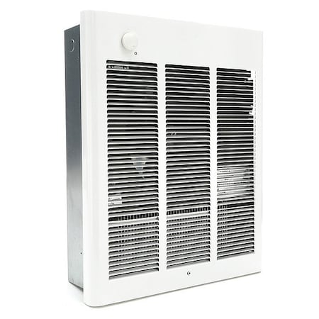 DAYTON 3UG55 Recessed Electric Wall Heater Unit, 240V AC, 1500/3000W, 1 Phase, 5118/10236 BtuH, 81F Temp Rise