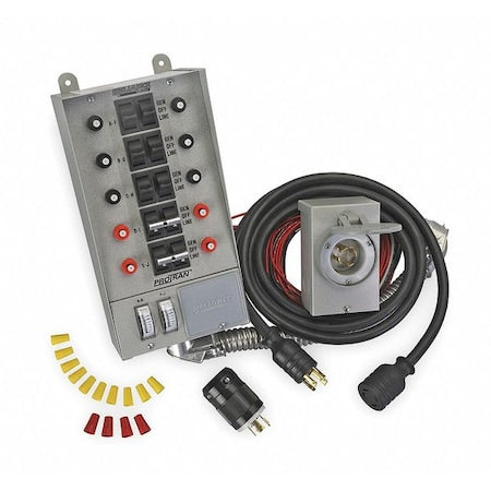 Reliance Controls 31410CRK Mnl Trans Switch, 125/250V AC, 30 A, 0Spaces