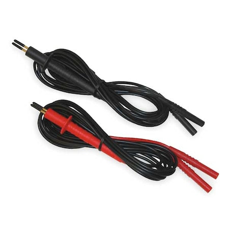 Aemc Instruments 2118.73 Kelvin Probe, 10 ft Test Lead L, Black/Rd