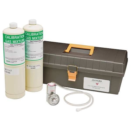 Allegro Industries 9872-60 CO Monitor Calibration Kit, 8 in Case W
