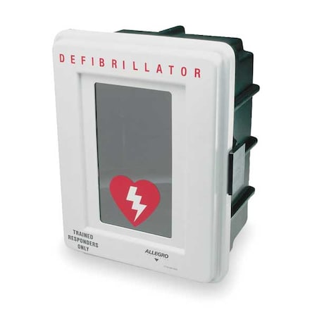 Allegro Industries 4400-DA Defibrillator Storage Cabinet, Wall Mount