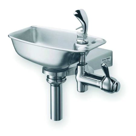 Halsey Taylor 74045405001 On-Wall Single Drinking Fountain, 1 Level, 11 in D, 5 1/2 in H, 10 in W