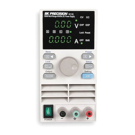 B&K Precision 9110 Single Output Power Supply, 0 to 60 VDC
