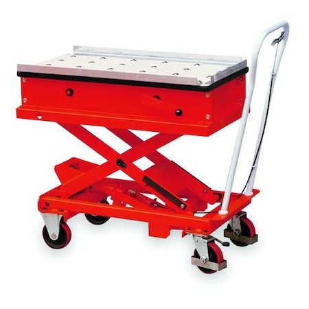 DAYTON 2MPP7 Scissor Lift Table, 1540 lb. Cap, 20