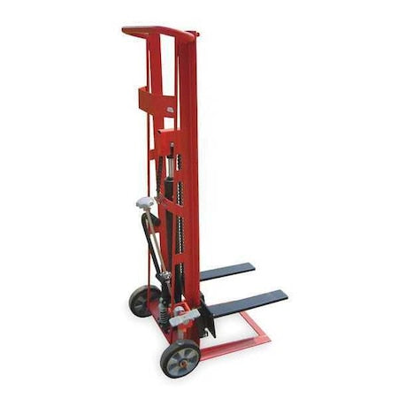 DAYTON 2MPU9 Fixed Base Hydraulic Stacker, Load Cap. 750 lb.