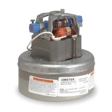 Ametek 116670-50 VacuumMotor, 240V AC, 108.9 cfm, 24659 RPM