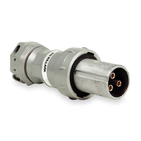 Hubbell Killark VP10477 Pin & Slve Plug, 100A, 4P, 4W, 600V AC/250V DC
