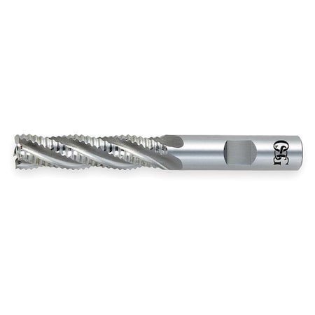 OSG 4512500 End Mill, Roughing, Co, 1 1/4,6 FL, Sq End