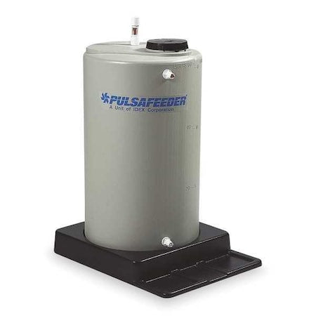 Pulsafeeder U8800667 ChemicalTank, 15galCap., PE, 3/8 in CONN