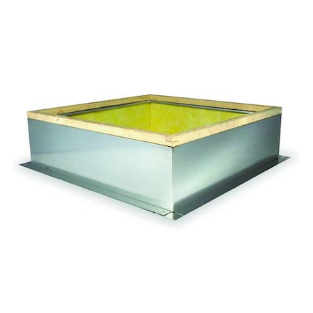 DAYTON 3FLT6 Roof Curb, Fixed, Nonvented, O.D 59 In