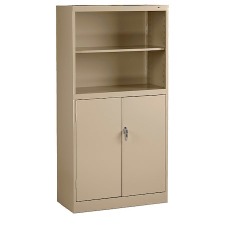 Tennsco BCD18-72SD Steel 72 in H, 36 in W, 18 in D, Sand, 5 Shelves, 0 Drawers