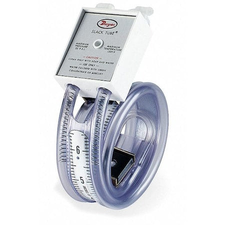 Dwyer Instruments 1211-8 Manometer, range 4-0-4, 6 oz water or mercury required.
