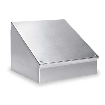 Wiegmann WC08C08 Captive Screws Electrical Enclosures, 8 in H, 7 in D, 8 in W, 12, 13, Steel