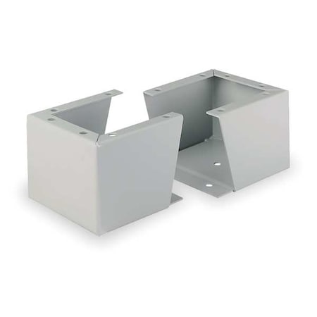 Wiegmann FK0612 Enclosure Floor Stand, 10 Gangs, Carbon Steel