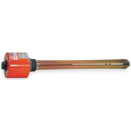 Tempco TSP03262 Screw Plug Immersion Heater, 12-7/8 In. L