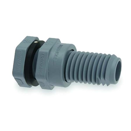Hayward Flow Control BFA2040CFS Bulkhead Tank Fitting, 4