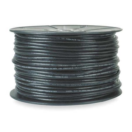 Carol C1176A.41.01 Coaxial Cable, RG-213/U, 1000 ft., Black